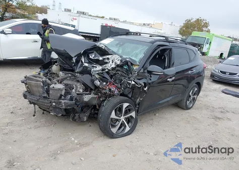 2016 Hyundai Tucson Limited from USA, damaged, VIN KM8J3CA26GU133311